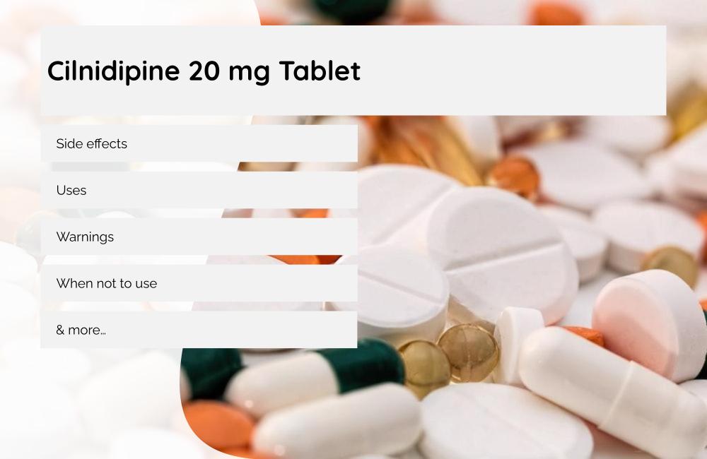 Cilnidipine 20 mg Tablet